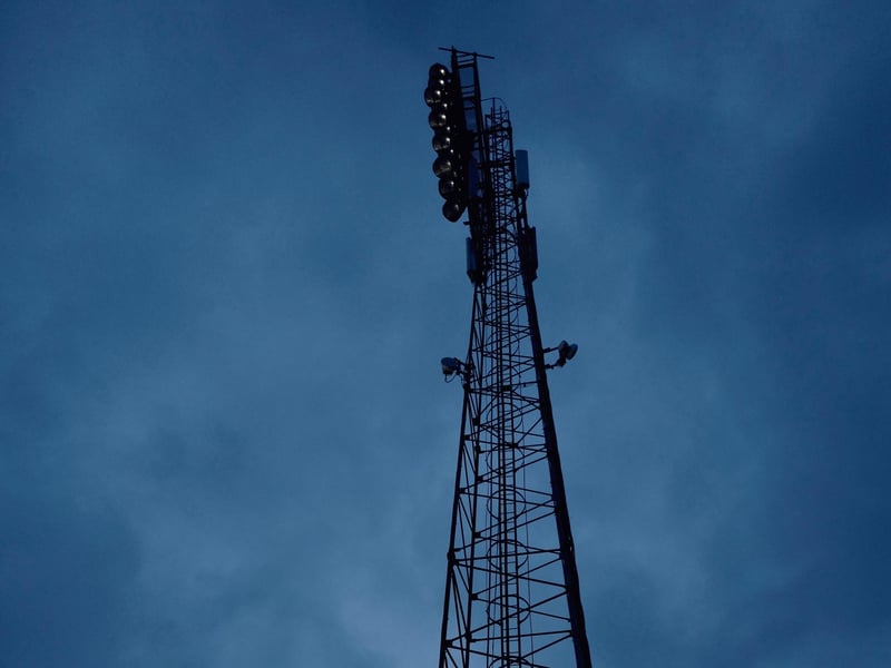 Photograph taken by Pompey fan Pete Blackman, who passed away last week.