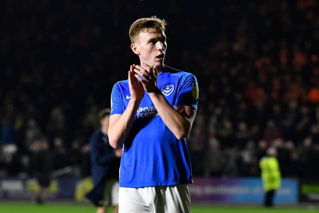 Hayden Carter was a January success for Pompey in the transfer window 12 months ago after a loan arrival from Blackburn. Picture: Graham Hunt/ProSportsImages