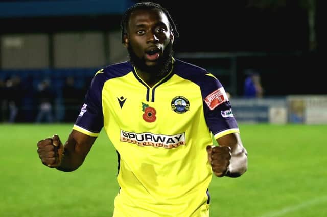 Gosport's Nick Dembele has netted after coming off the bench in his past two outings. Picture: Tom Phillips