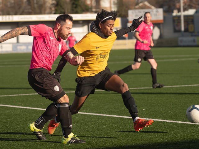 Freehouse (pink) v FFTP. Picture by Keith Woodland