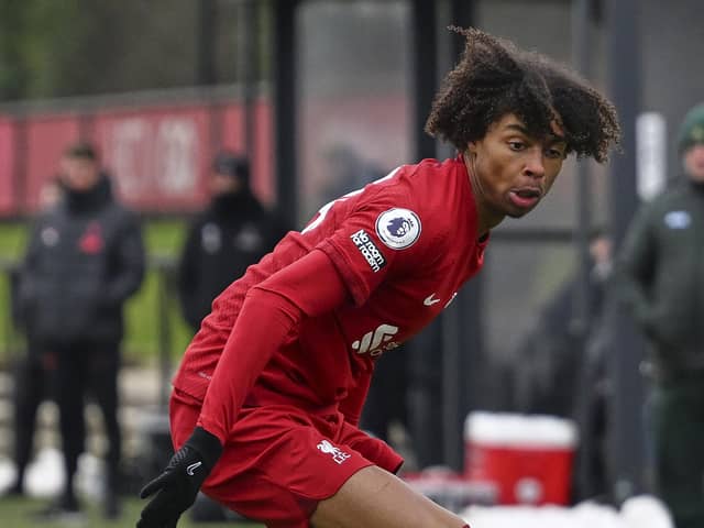 Liverpool youngster Harvey Blair has been linked with a move to Pompey this summer   Picture: Nick Taylor/Liverpool FC/Liverpool FC via Getty Images
