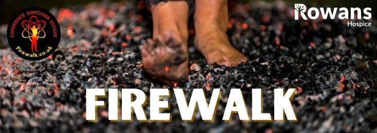 Firewalk for Rowans Hospice