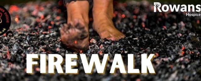 Firewalk for Rowans Hospice