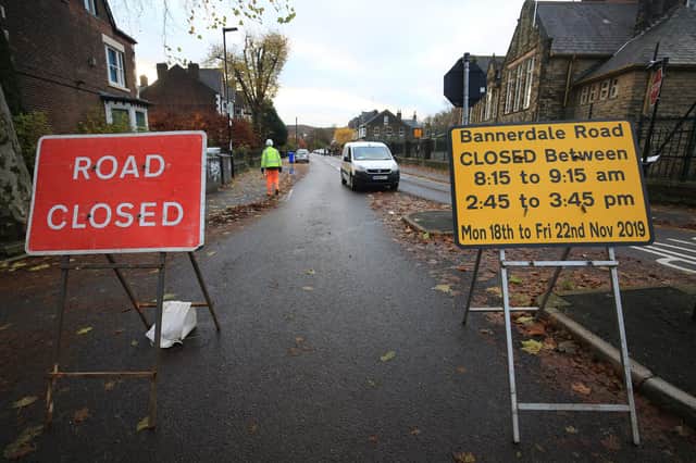 Pictured: A school street that was trialled in Sheffield. Picture: Chris Etchells
