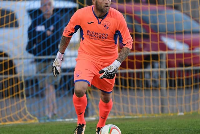 Former Hawks keeper Ryan Young could play for Baffins in this weekend's Vase tie with Bashley. Picture: Neil Marshall