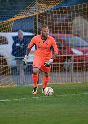 Former Hawks keeper Ryan Young could play for Baffins in this weekend's Vase tie with Bashley. Picture: Neil Marshall