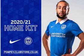 The new Pompey home kit. Picture: Portsmouth FC