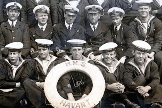 Some of the ship's company of HMS Havant. They and their ship saved more than 2, 300 men from the Dunkirk beaches.