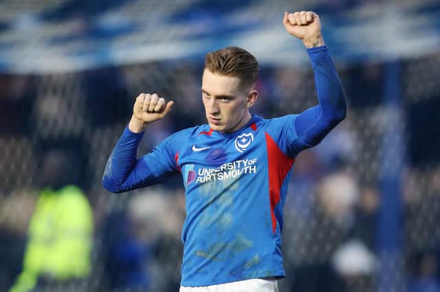 Pompey winger Ronan Curtis