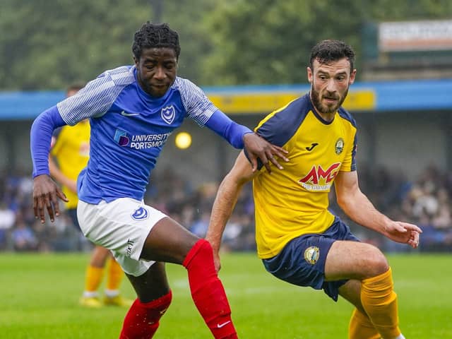Koby Mottoh could start for Pompey in the Papa John's Trophy against Fulham under-21s on Tuesday night