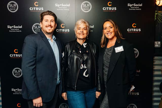 Daniel O'Brien Director Citrus Facilities Management, Becki Simmons Founder of Spark Community Space and Sarah Roads Owner of SLR Recruitment.
