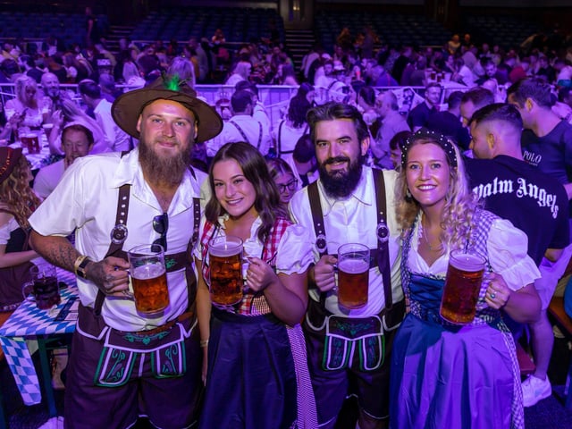 The iconic Oktoberfest is returning to Portsmouth on October 28 at the Portsmouth Guildhall and is expected to be another sell-out. Oktoberfest offers a selection of traditional German Bier that can be served in up to 2 pint steins, that customers can choose to take home. Amazing German food including bratwurst and pretzels, plus a range of other drinks including cider, prosecco, spirits and wine. As well as entertainment from Oompah bands performing their very own blend of ‘oompop’, amazing support bands and DJs across all three sessions. Choose from two sessions midday to 5pm, or 6pm to 11pm. Tickets from £15 at www.oktoberfestportsmouth.co.uk. Picture: Mike Cooter (240922)