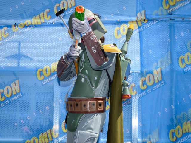 Pictured is: The Children's best dressed Comic Con character competition. Picture: Keith Woodland (110521-259)