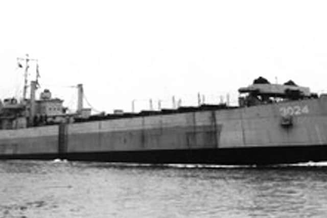 LST 3024 later renamed Maxwell Brander. Picture: W Haig Parry.