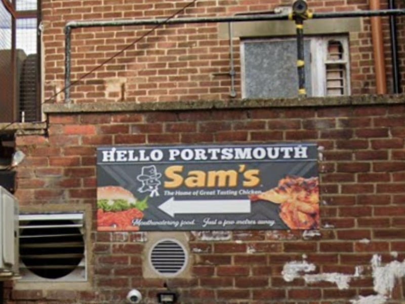 Sam's Chicken was rated two by the Food Standards Agency on May 3.