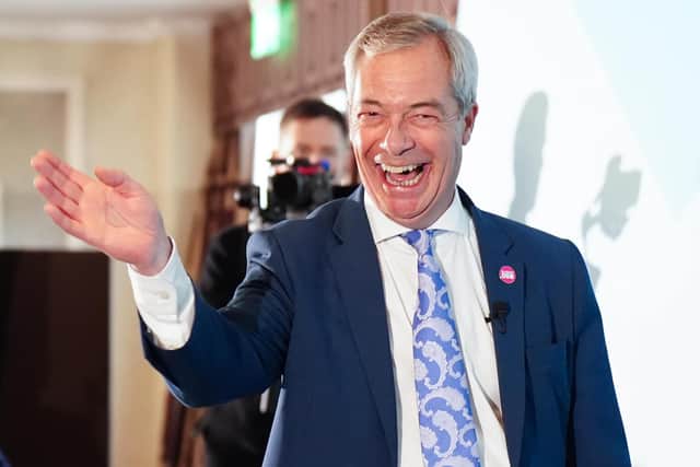 Nigel Farage is the leader of Reform UK. PIC: Jane Barlow/PA Wire