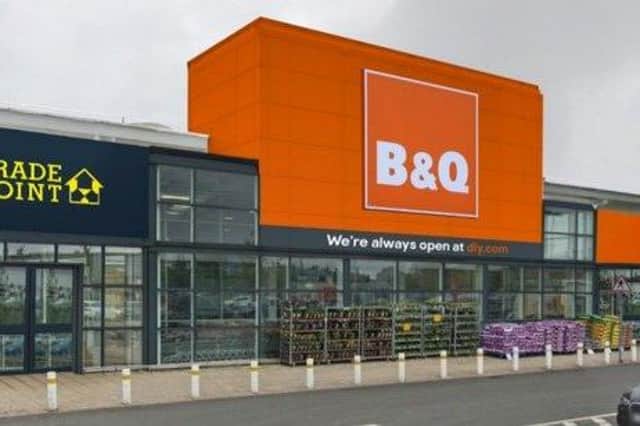 A CGI image of what the reduced-sized B&Q at the Pompey Centre in Fratton will look like