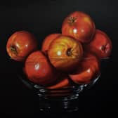 The Portsmouth and Hampshire Art Society will host its annual summer exhibition at Portsmouth Cathedral in August. Pictured: Bowl of apples by David Fright