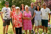 Pictured is: The Poling family from Waterlooville enjoying the gorgeous weather and amazing music.