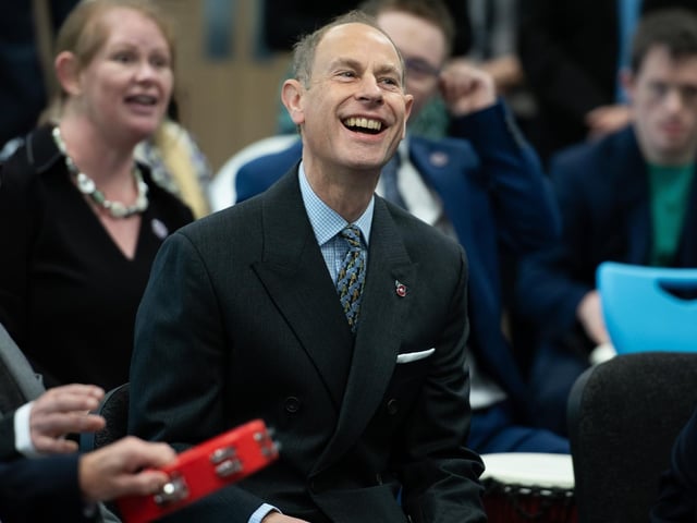 The Duke of Edinburgh visiting the the Portsmouth Down Syndrome Association to open their new centre.  Picture: Streve Reid Blitz Photography