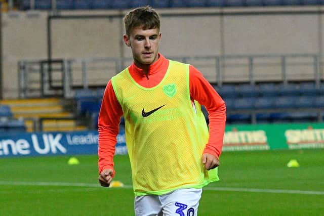 Harvey Rew bagged for Pompey Academy against Didcot. Picture: Graham Hunt