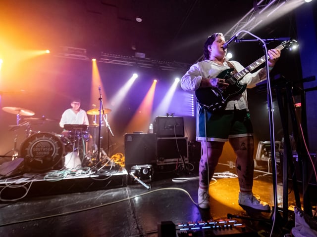 Arxx on The Wedgewood Rooms stage at Night Currents Picture by Lorna Leahy