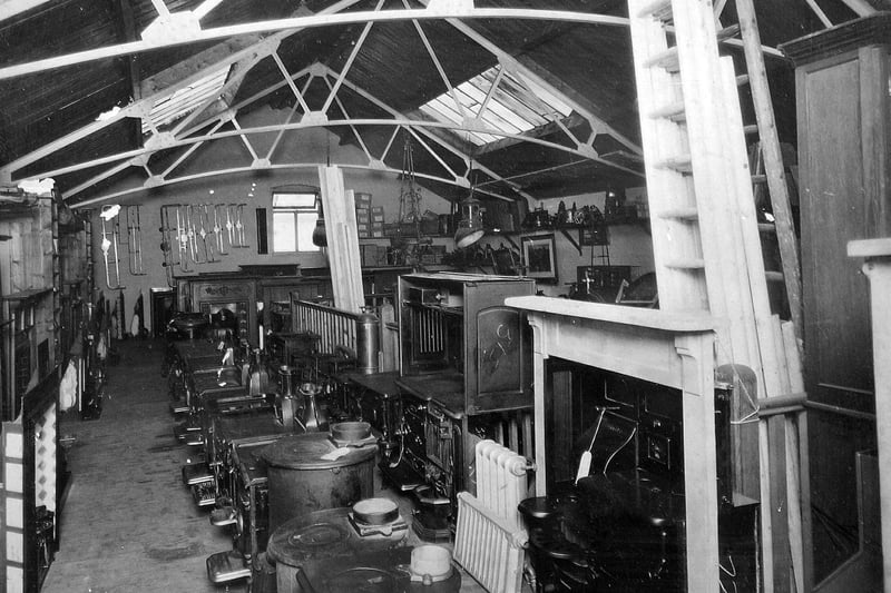 Fires and stoves for sale at 'Streets' in East Street at Havant. Undated