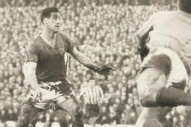 Cyril Rutter in action for Pompey.