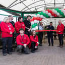 Alan Mak MP cuts the ribbon to officially open Havant Garden Centre