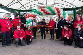 Alan Mak MP cuts the ribbon to officially open Havant Garden Centre