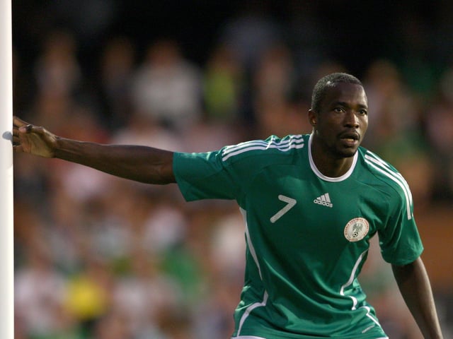 Was part of the Nigeria squad in 2010, but didn't get off the bench for the Super Eagles.
