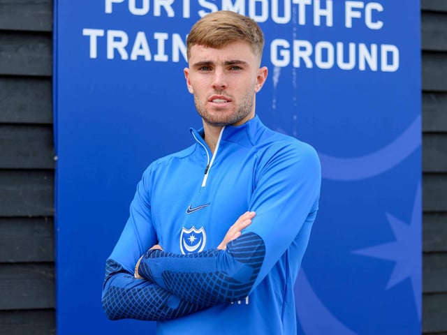 Made an important defensive intervention early in the game, reading it well, while at the other end put in a testing deep cross from the right at the end of the third period. Picture: Portsmouth FC
