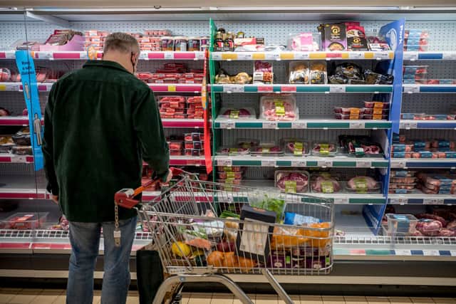 Inflation has reached a 40 year high in the UK. (Photo by Tolga Akmen / AFP) (Photo by TOLGA AKMEN/AFP via Getty Images)