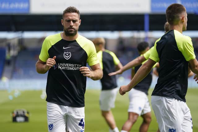 Clark Robertson returns to the Pompey squad today after injury.