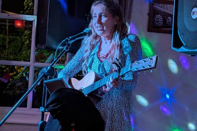 Stacy Gabel singing