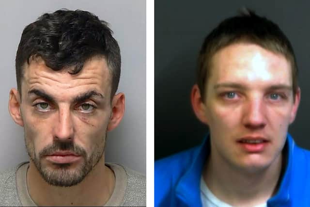 Curtis Coombes, left, and Aaron Smethurst Picture: Hampshire Constabulary