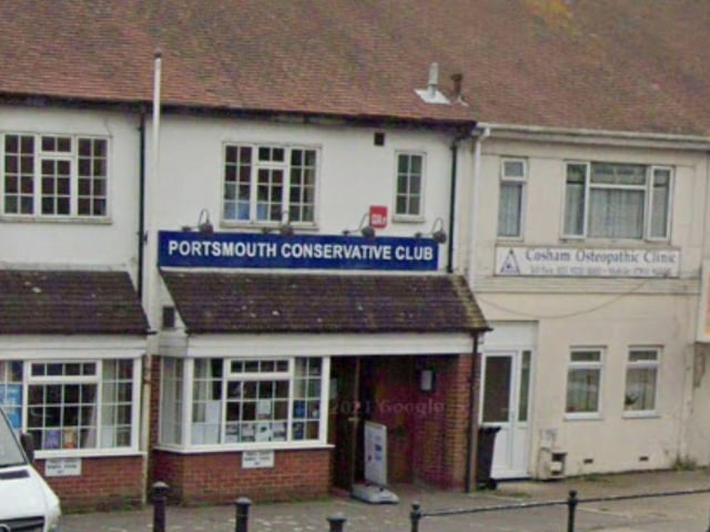 Portsmouth Conservative Club, at 11 Spur Road, Portsmouth, was given a rating of four following an inspection on  May 16.