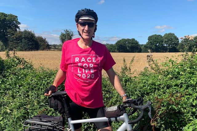 Whiteley GP, Dr Richard Roope took part in Cancer Research UK's Race for Life at Home