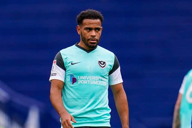 Pompey midfielder Louis Thompson