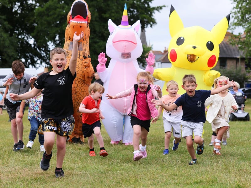 Walpole Park Summer Fayre, Gosport, Hampshire. Pictured is action from the event.Sunday 30th June 2024.Picture: Sam Stephenson.