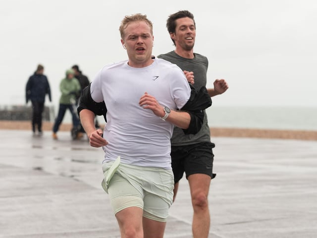 Competitors in the Southsea parkrun. Picture: Keith Woodland (010421-38)