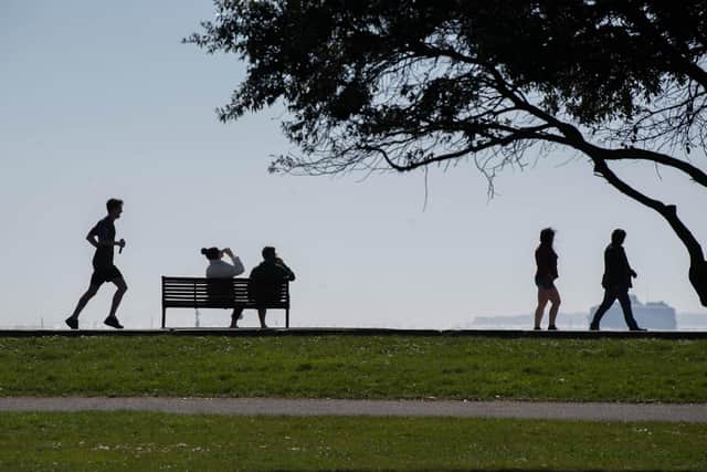 People in Southsea. Picture: Habibur Rahman