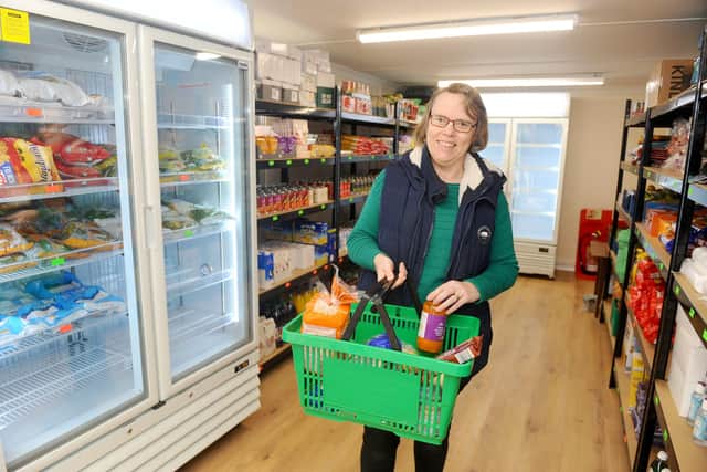 The Gosport Food Pantry based at Gosport Borough Football Club is officially opening their doors on Friday, April 9.Pictured is: Debra Redpath, community co-ordinator.Picture: Sarah Standing (080421-6271)