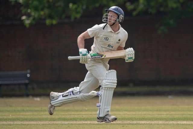 Stand-in Burridge skipper Joe Collings-Wells hit 34 in his side's loss to Bashley. Picture: Vernon Nash