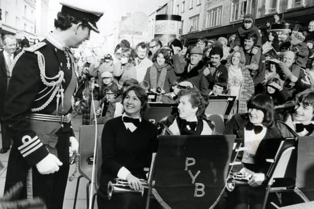 Prince Charles on his walk through Portsmouth for his Freedom of the City ceremony in 1979. img1878