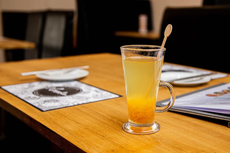 Pictured: Traditional tea served at the restaurant, Yuzu Citron Tea.

Picture: Habibur Rahman