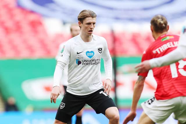 Swansea midfielder George Byers endured a difficult loan spell at Pompey last season