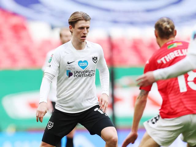 Swansea midfielder George Byers endured a difficult loan spell at Pompey last season
