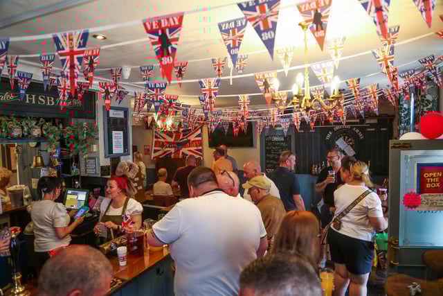 The party took place both in and out of The Druid Arms in Binsteed Road.