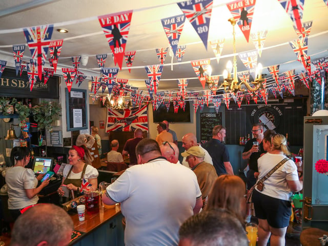 The party took place both in and out of The Druid Arms in Binsteed Road.